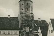 Das Obere Tor in Günzburg 1868