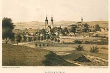 Ansicht von Wemding um 1860 - Foto: Stadtarchiv Nördlingen