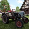 Eines der Highlights bei „Mythos Bulldog“ am 8. Oktober: ein Eicher-Traktor (Baujahr 1955) mit eingebautem Deutz-Motor 11 PS aus dem Schwäbischen Bauernhofmuseum Illerbeuren - Foto: Theresa Hauck